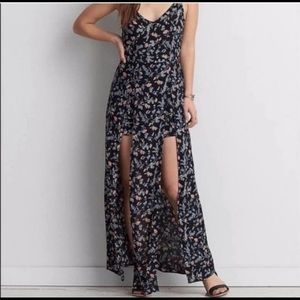 SOLD ‼️ American Eagle Outfitters Floral Maxi Romper Dress Size Medium